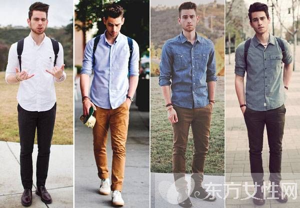 時尚型男襯衫搭配技巧 這么穿想不帥都難
