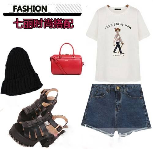 夏季高腰短褲怎么搭配 這么穿矮個(gè)也能顯得很高挑