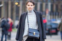 春裝高領毛衣怎么搭配 達人街拍搭配推薦