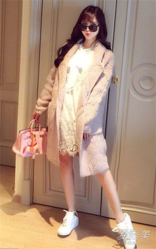 2016早春時(shí)尚街拍 毛衣外套怎么穿怎么美