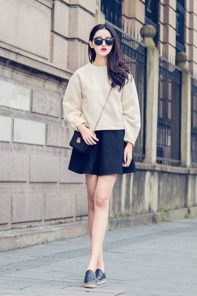 小個(gè)子女生秋裝搭配 混搭風(fēng)格隨心所欲