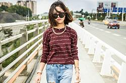 破洞寬松牛仔褲怎么搭配 搭上這些整個(gè)裝扮更有型