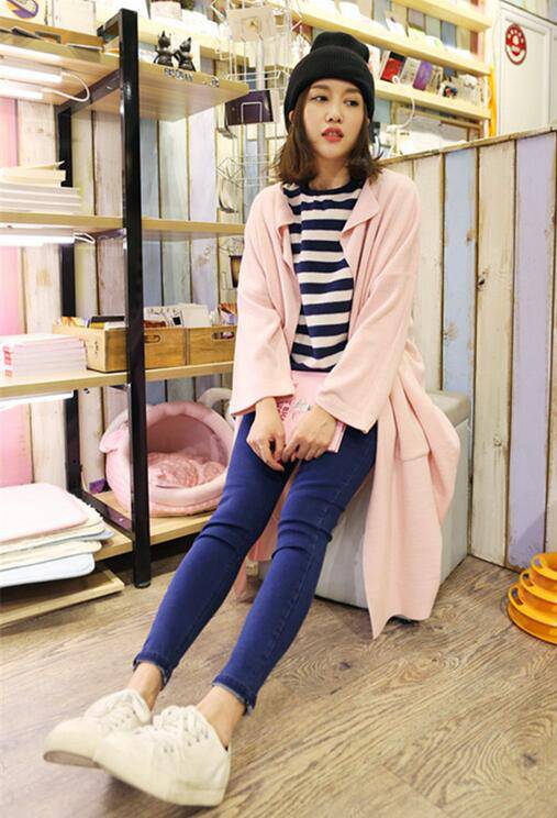 春款開衫毛衣怎么搭配 學(xué)他們這么搭就對了