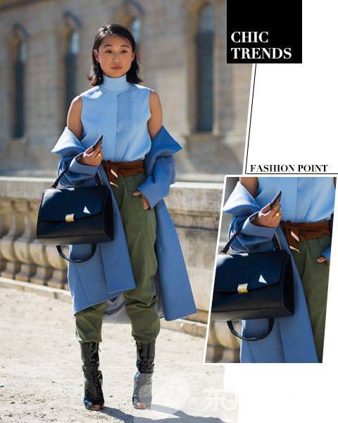 純色羊毛大衣時尚搭配技巧 款款都是明星范兒