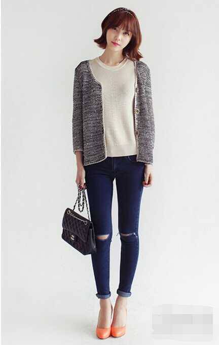 春裝外套搭配技巧 牛仔褲就是這么 牛