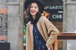 2016早春時尚街拍 毛衣外套怎么穿怎么美