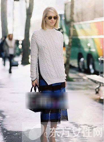 韓版毛衣搭配半身裙 搭配起來居然可以這么美