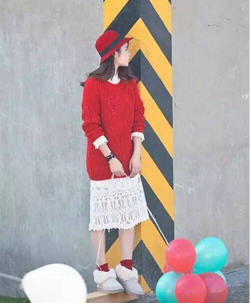 大紅毛衣搭配推薦 怎么搭都是美美的