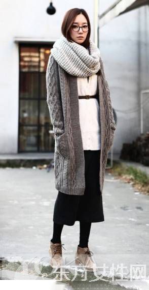 開衫毛衣怎么搭配好看 巧妙混搭風(fēng)就是這么美