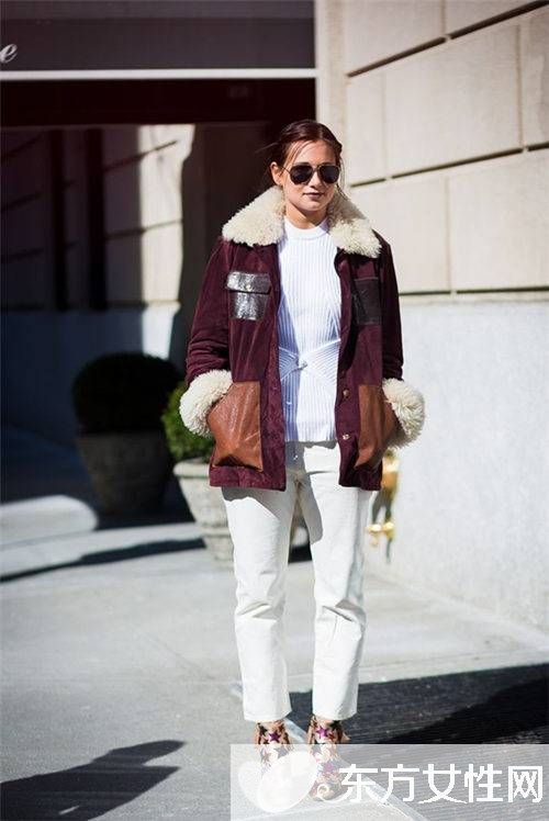 女性冬日羊羔絨外套搭配 溫暖厚實(shí)又時(shí)髦