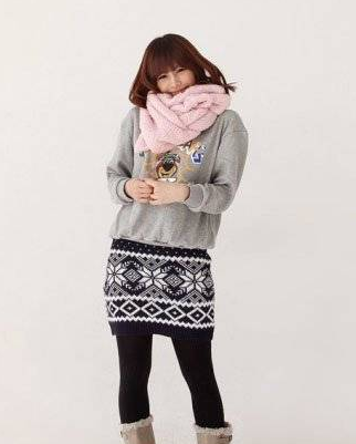 圍巾怎么系好看 5種系法讓你變身超萌妹子