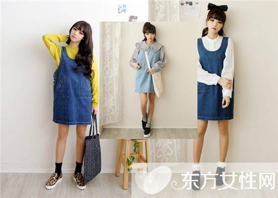 春季減齡時尚牛仔背帶裙 韓系背帶裙玩轉(zhuǎn)潮人風(fēng)范
