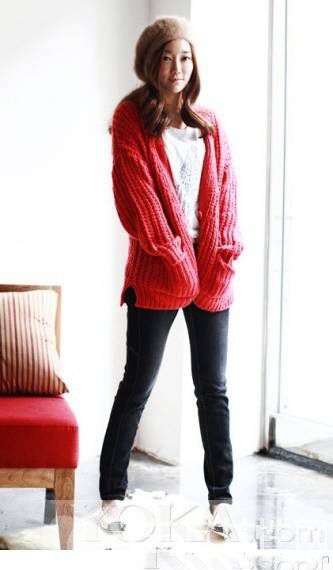 開衫毛衣怎么搭配好看 巧妙混搭風(fēng)就是這么美