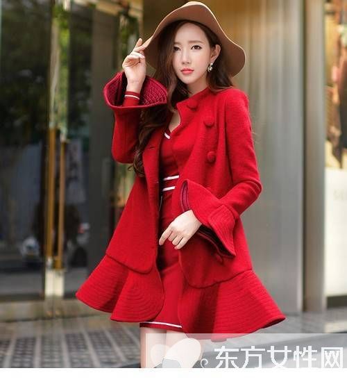 荷葉邊裙擺連衣裙 盡顯完美S型曲線