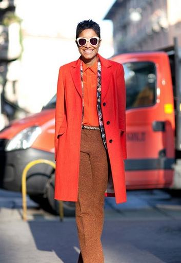 桔色風衣搭配技巧 風衣控千萬別錯過