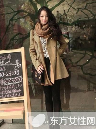 冬天裙子時尚搭配經 外套+冬裙讓你美美過冬