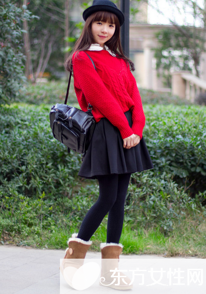 冬天短裙怎么搭配 時尚潮人教你凹造型