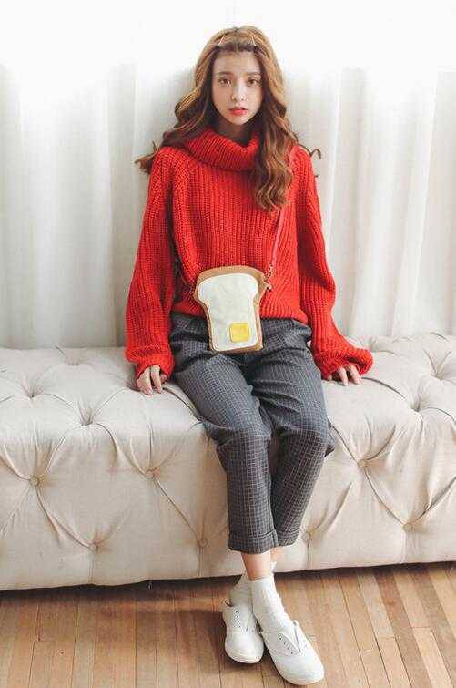 春裝高領(lǐng)毛衣怎么搭配 達(dá)人街拍搭配推薦