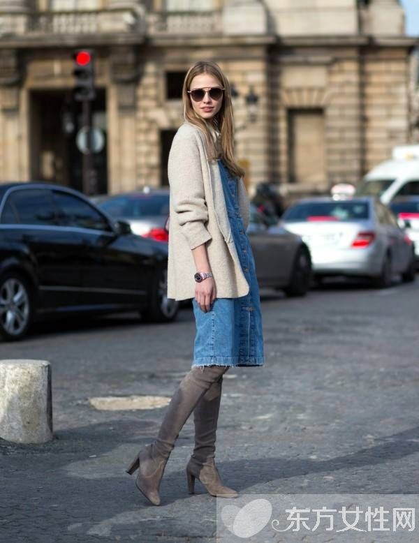 長款開衫針織衫搭配示范 學會了瞬間美cry