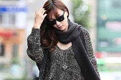 韓系時(shí)尚寬松毛衣 胖MM顯瘦的法寶