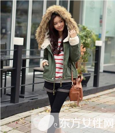 MM時尚冬裝搭配 亮色棉服美出新高度