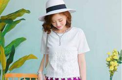 白色短袖t恤搭配圖片示范 就要這個味