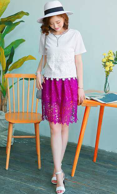 白色短袖t恤搭配圖片示范 就要這個味