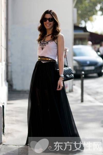 波西米亞風(fēng)長(zhǎng)裙搭配 讓你盡顯仙女范兒