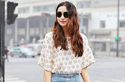 胖MM必學牛仔半裙搭配經(jīng) 打造隨性時尚感