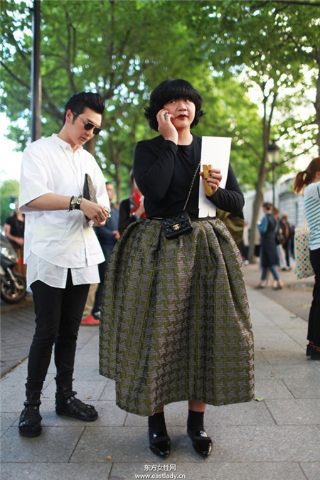 巴黎高定時裝周2014年秋冬街拍集錦