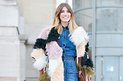 潮人街拍示范洋氣皮草穿搭 這樣穿才不顯土