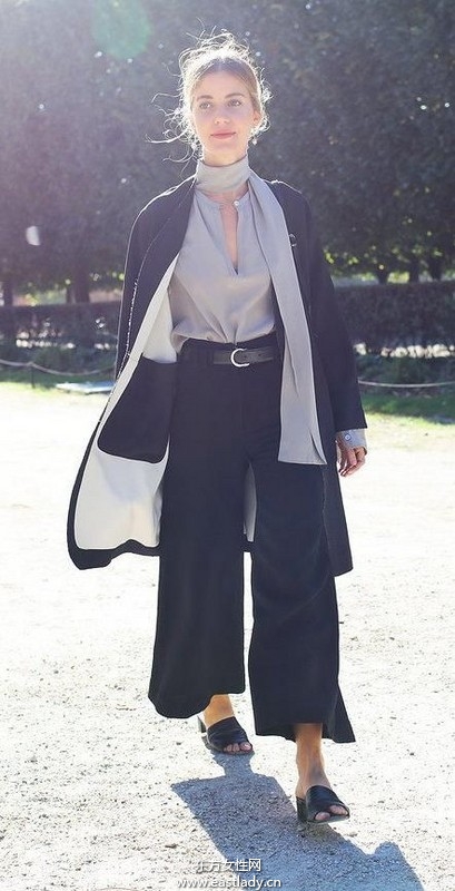 一種我們都會選擇的顏色 歐美街拍黑色搭配