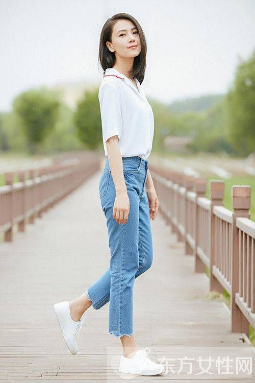 高圓圓街拍生活照 這個(gè)秋季讓女神教你怎么穿