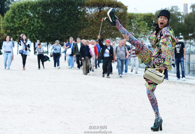 2014春夏巴黎時裝周街拍集錦