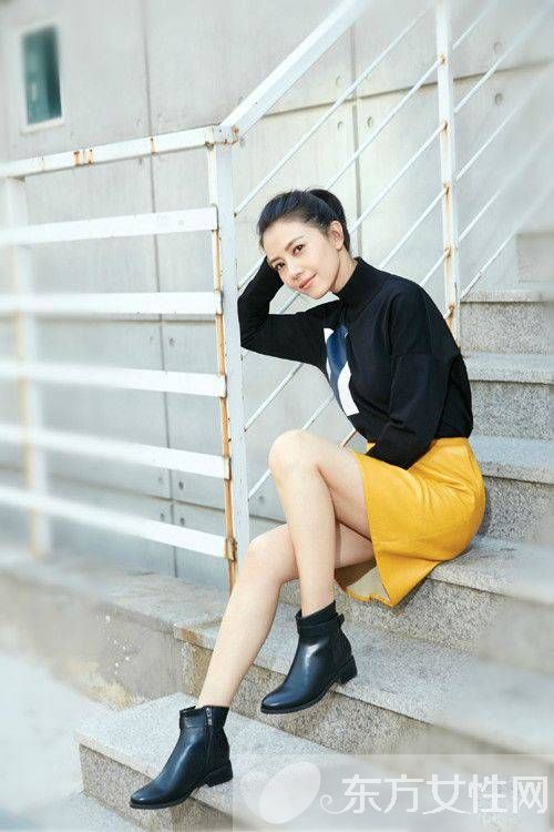 高圓圓街拍生活照 這個(gè)秋季讓女神教你怎么穿