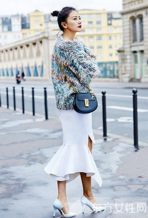 高圓圓街拍生活照 這個(gè)秋季讓女神教你怎么穿