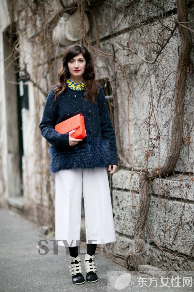 潮人街拍示范洋氣皮草穿搭 這樣穿才不顯土