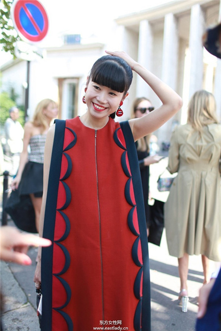 巴黎高定時(shí)裝周2014年秋冬街拍集錦