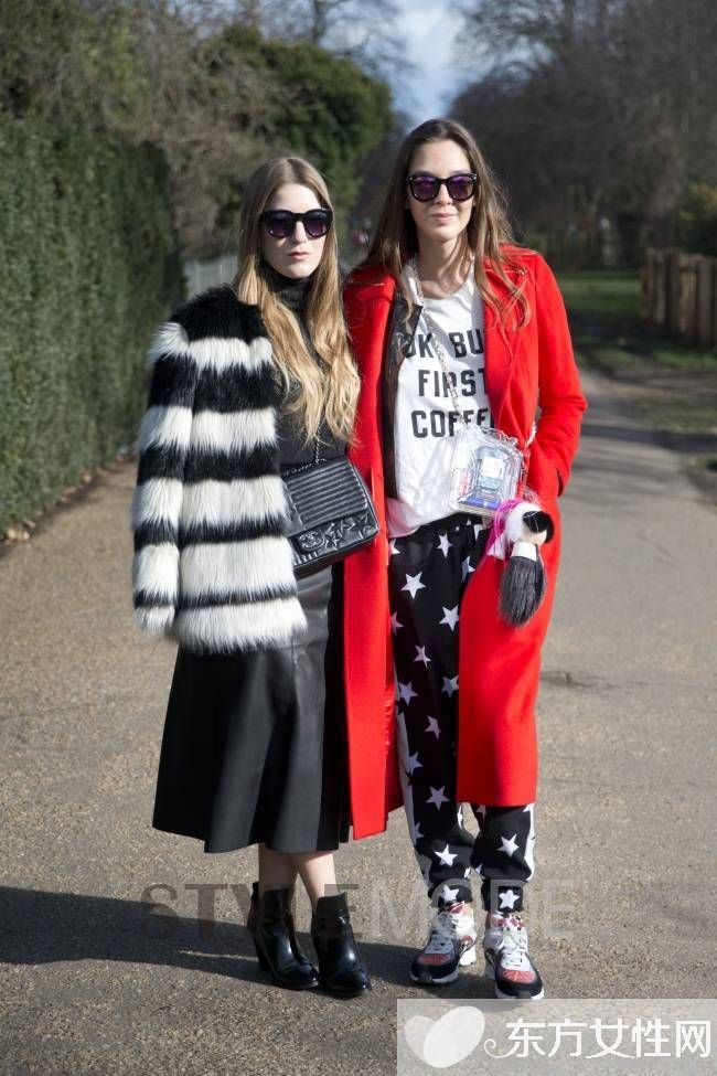 潮人街拍示范洋氣皮草穿搭 這樣穿才不顯土