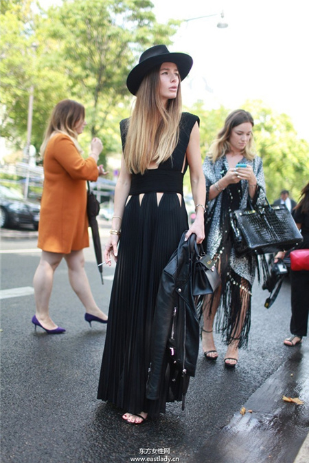 巴黎高定時(shí)裝周2014年秋冬街拍集錦