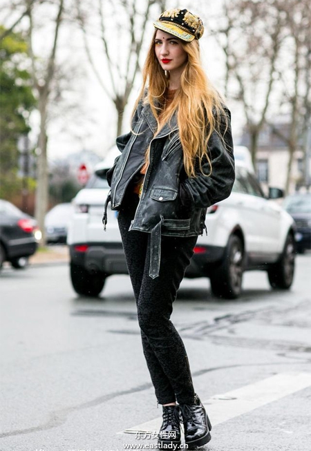 2014巴黎高定時(shí)裝周歐美達(dá)人街拍秀