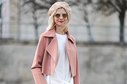 單色也一樣美 look這些時(shí)尚穿搭街拍合輯