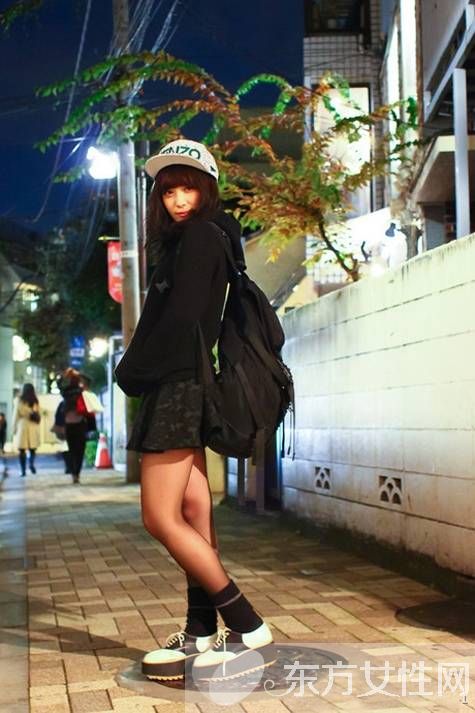 日本大學女生街拍秀 時尚造型惹人愛