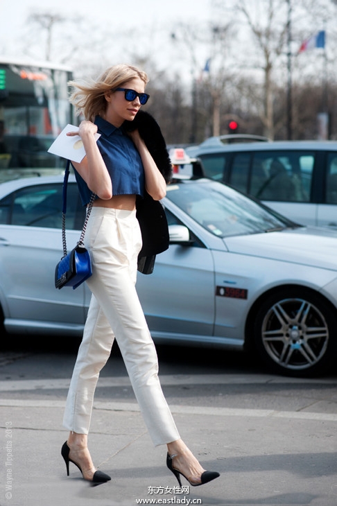 明星模特出街別有一番韻味