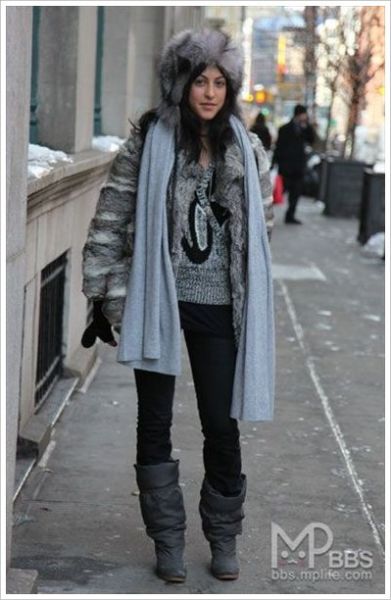 時裝周紐約街頭的精彩街拍