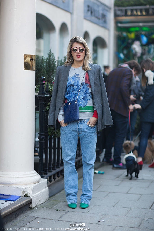 二月下旬歐美街頭看時(shí)尚達(dá)人如何穿衣搭配