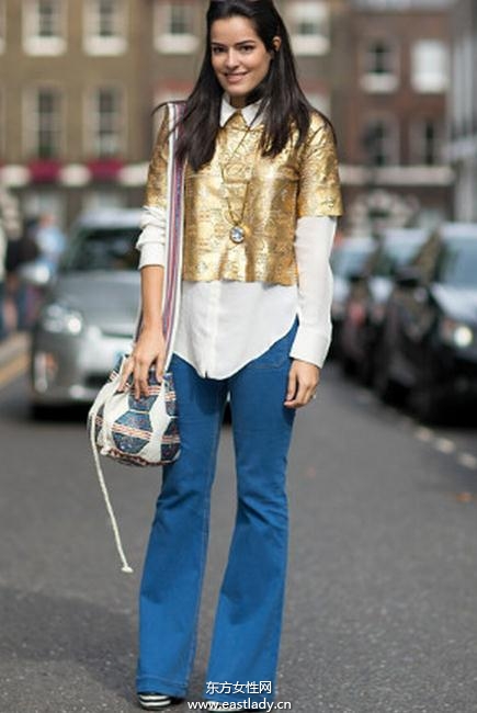 跟貝嫂維多利亞學穿喇叭褲