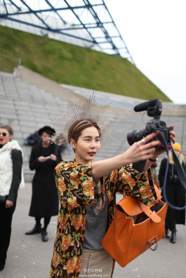 2013巴黎時(shí)裝周時(shí)尚達(dá)人街拍