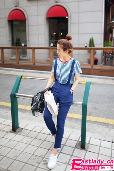 韓國街拍凸顯時尚獨有特性