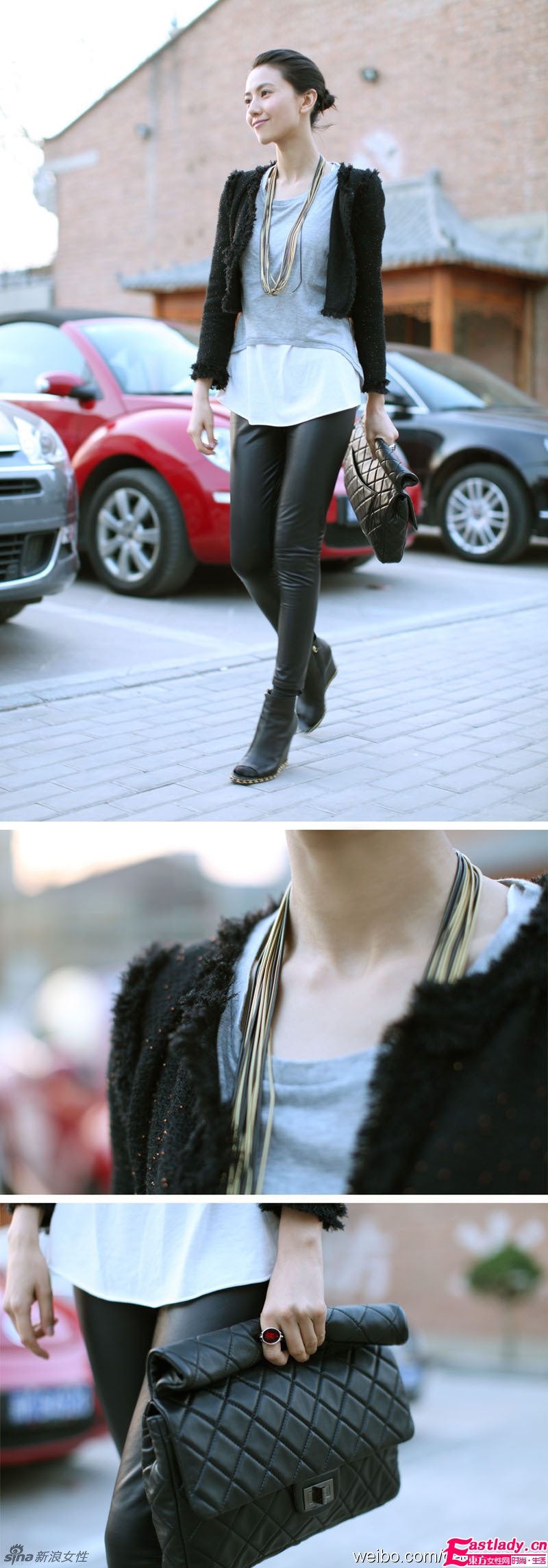 高圓圓八月街拍 展現(xiàn)歐美女神范兒